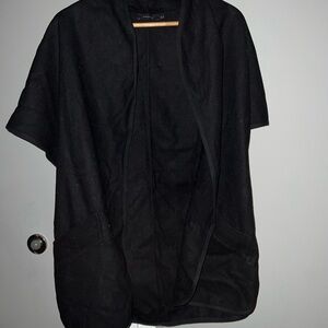 Aritzia Talula Black Kimono Cardigan – Effortless Drape, Minimalist & Chic